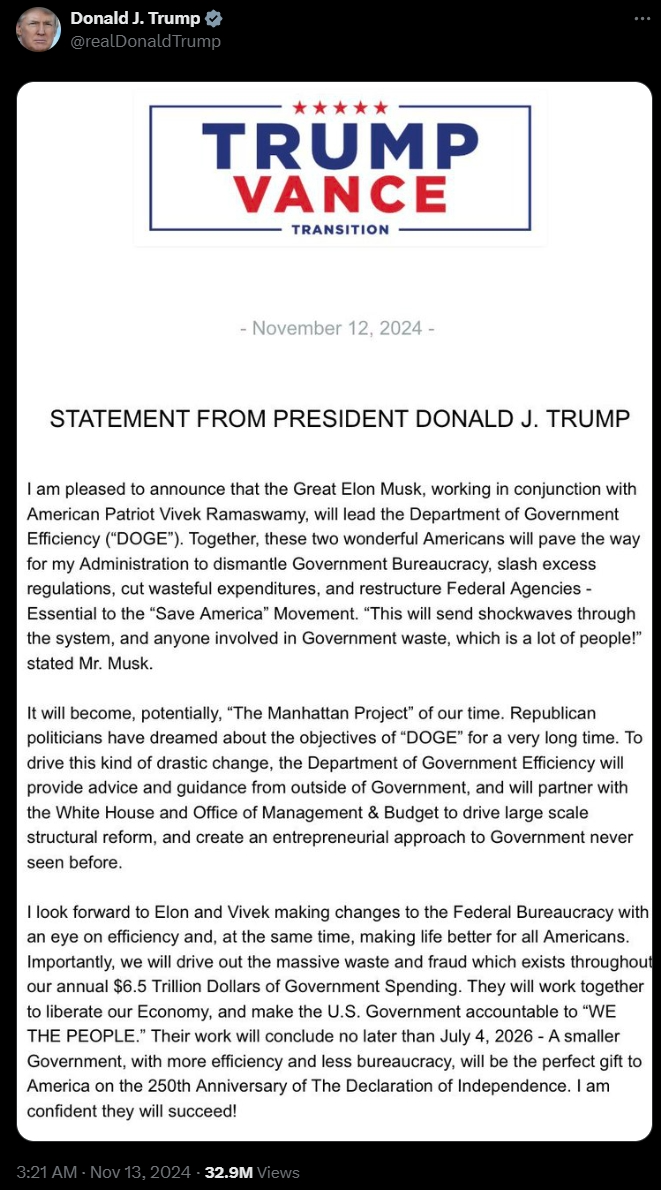 研究猴子跨性别、为拜登父子出行买单…纳税人$3860亿都花这了？马斯克“效率部”或出手