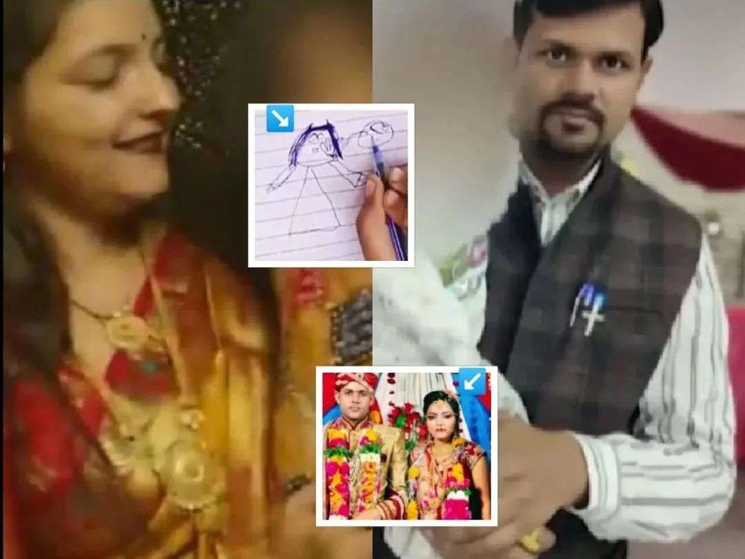 印度女子“上吊去世”？4岁女儿一幅画还原真相：就是爸爸杀的！他一直...