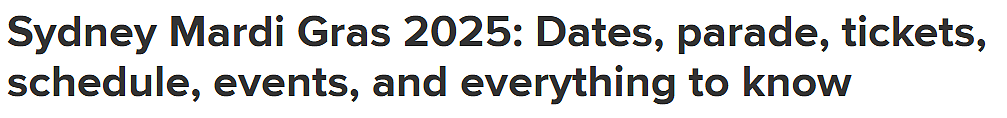 悉尼同性恋大游行本周六上演！部分区域封路，餐厅酒吧延长营业，详细指南快收好（组图） - 1