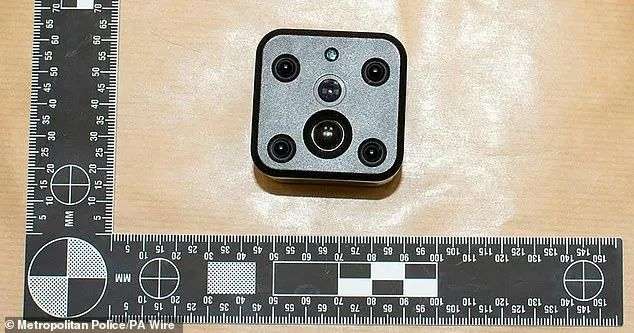 Police handout of a camera allegedly used by Zou