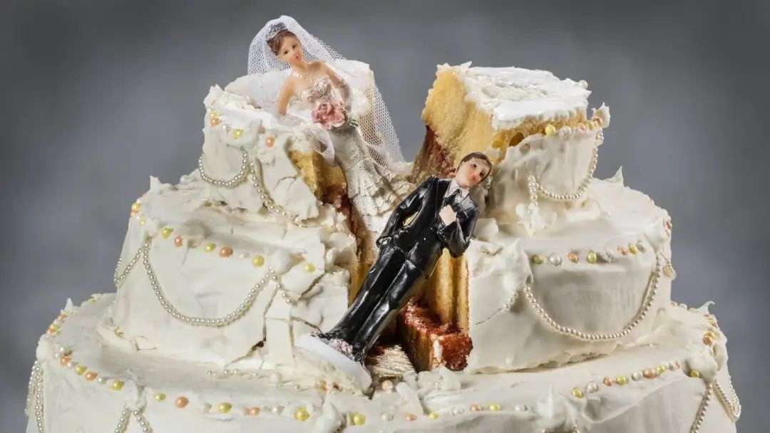Divorce rates have crumbled to their lowest level since the early 1970s. Picture Shutterstock