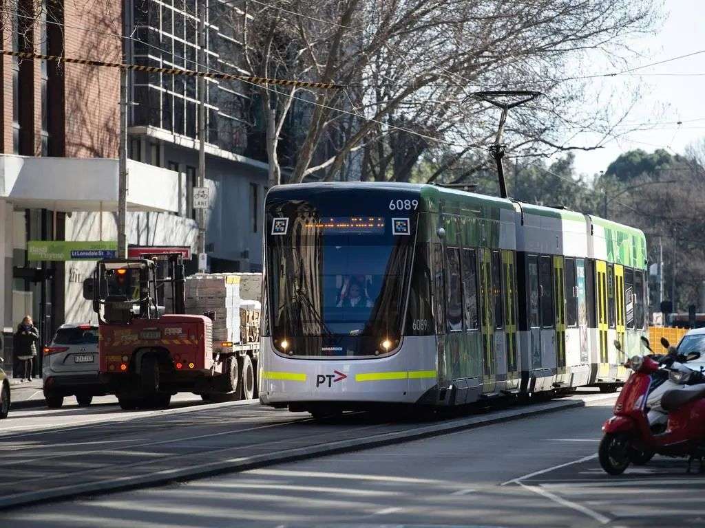Melburnians would be able to catch a tram to Chadstone under the transport blueprint. Picture: Nicki Connolly