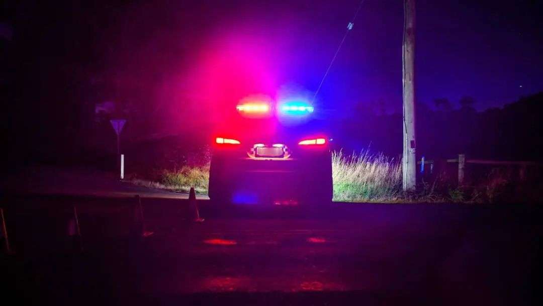 A police car at night. Picture by Scott Gelston