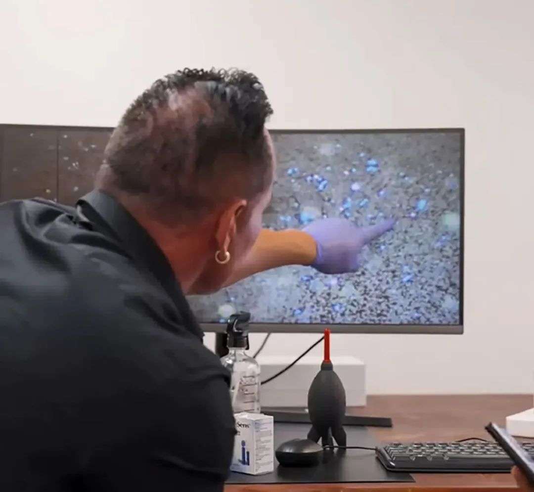 Videos show Iain Clegg talking through a screening with a patient.