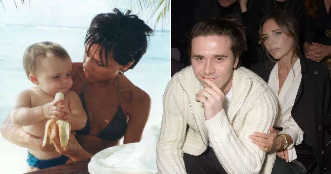 Victoria Beckham shares cute baby picture of Brooklyn on 23rd birthday |  Metro News