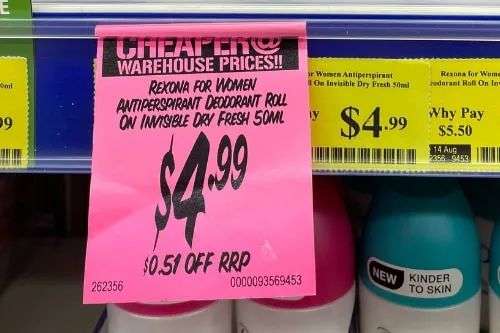 Chemist Warehouse tags