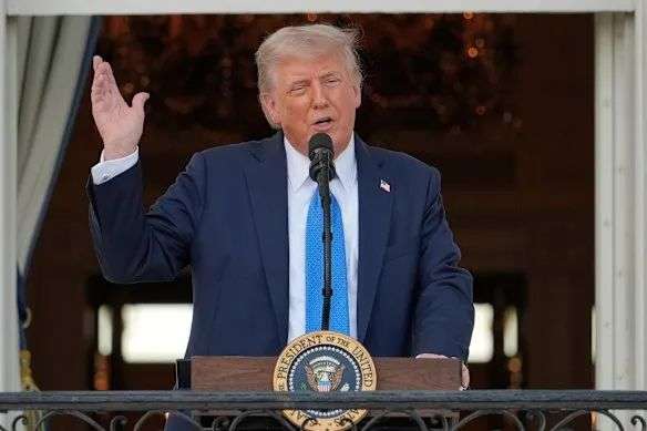 US President Donald Trump.