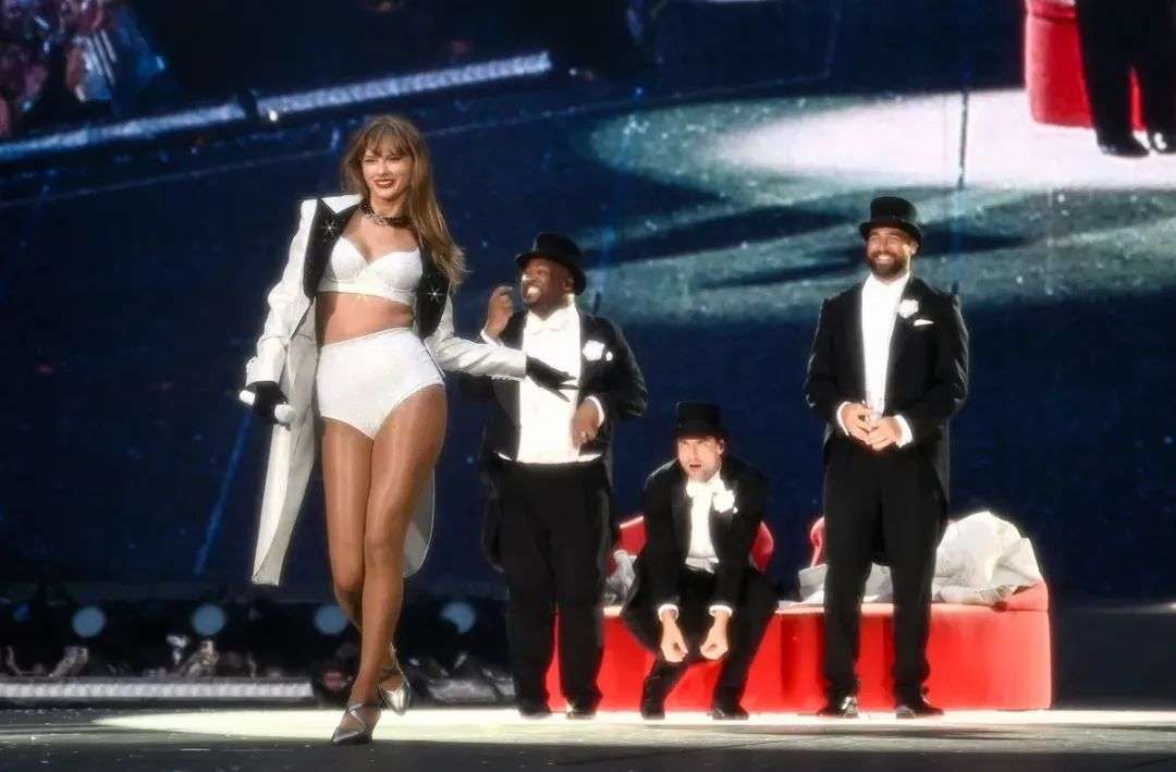 Kelce joined Swift onstage on her Eras Tour in London (Gareth Cattermole/Getty Images f)