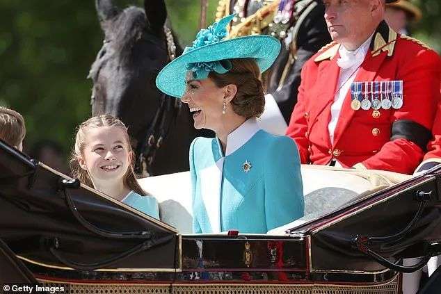 Princess Charlotte shares a laugh with her mother the Princess of Wales