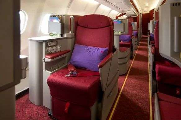 Business class on board.