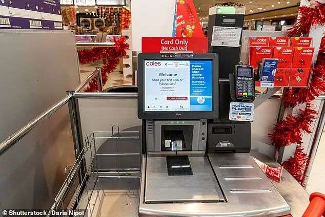 Coles makes it harder for customers to pay by cash as Australia rapidly  moves towards becoming a cashless society | Daily Mail Online