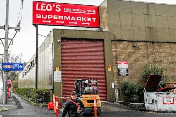 Sign of the times: The Leo’s sign in Princess Street, Kew.