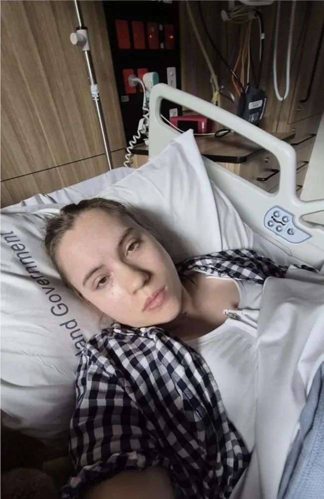 She had breast reduction surgery. Picture: Supplied