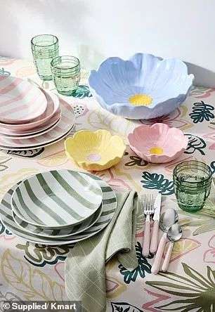 The Autumn Living range, designed by Kmart's in-house buying and design team in Melbourne , is set to roll out across all stores on July 24