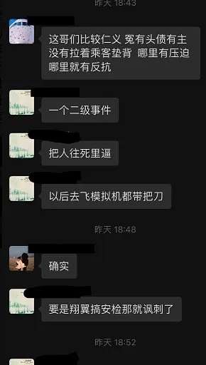 评论区炸锅！南航机长刀捅领导后自杀身亡，网传因遭遇不公所致，官方回应（组图） - 5