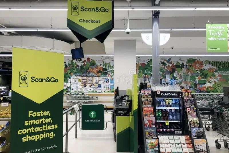 Woolworths Scan and Go - New Way of Faster, Smarter, Contactless Shopping  Available at Selected Editorial Stock Photo - Image of brand, contactless:  210385998