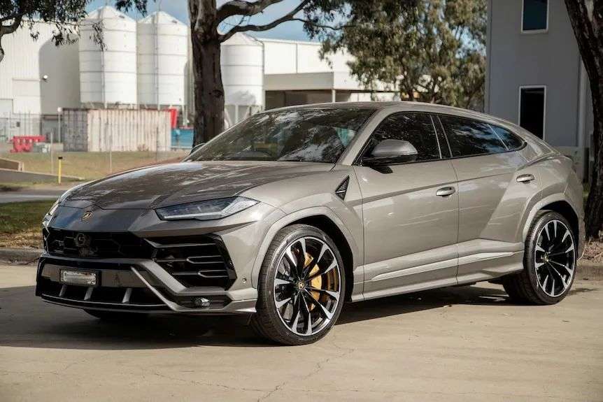 The Lamborghini the company purchased in January 2023.
