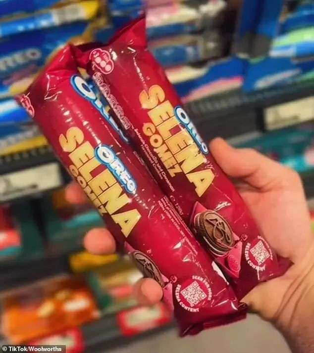 Selena Gomez's limited-edition Oreo cookies have landed at Coles and Woolworths