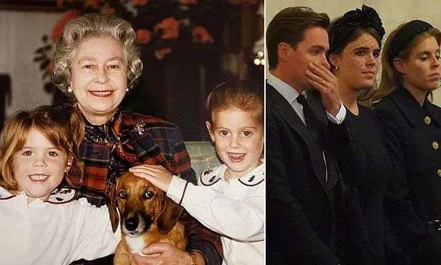 Princesses Beatrice and Eugenie say goodbye to their 'dearest Grannie' in  Instagram post | Daily Mail Online