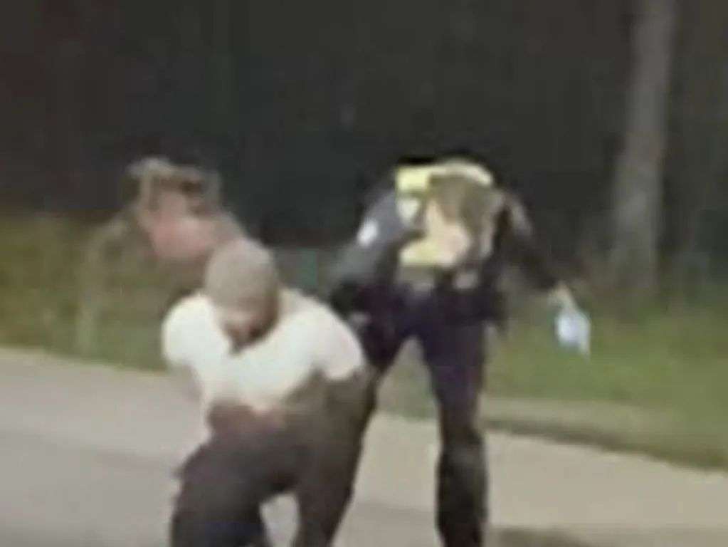 The man was apprehended at Westall train station. Picture: 9News