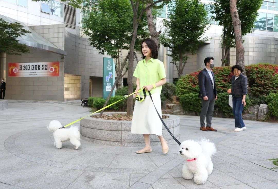 最美韩国第一夫人金建希罕见素颜亮相！穿T恤好嫩，不化妆也好美|第一夫人|素颜|金建希_新浪新闻