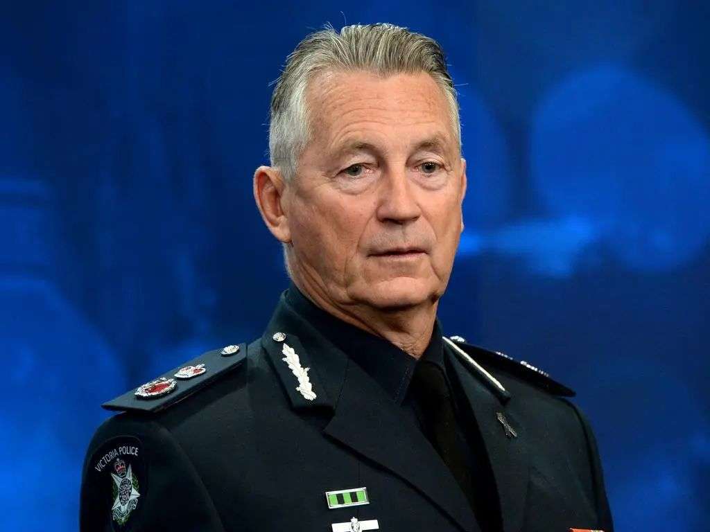 Victoria Police Chief Commissioner Mike Bush confirmed Freeman was still on the run on Wednesday morning. Picture: NewsWire / Andrew Henshaw