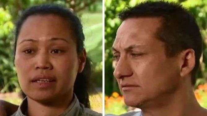 涉嫌杀害警察的凶手的妻子发声。