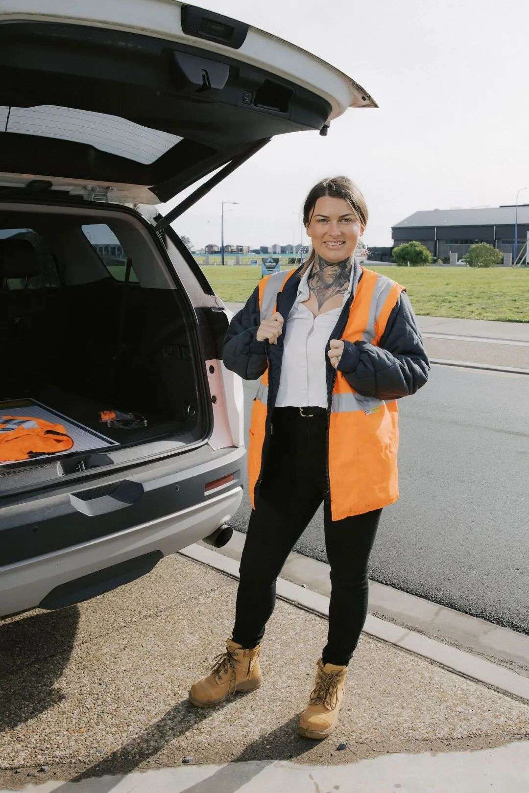 Vanessa Crafts, 34, has been working in constuction and health and safety for 15 years.