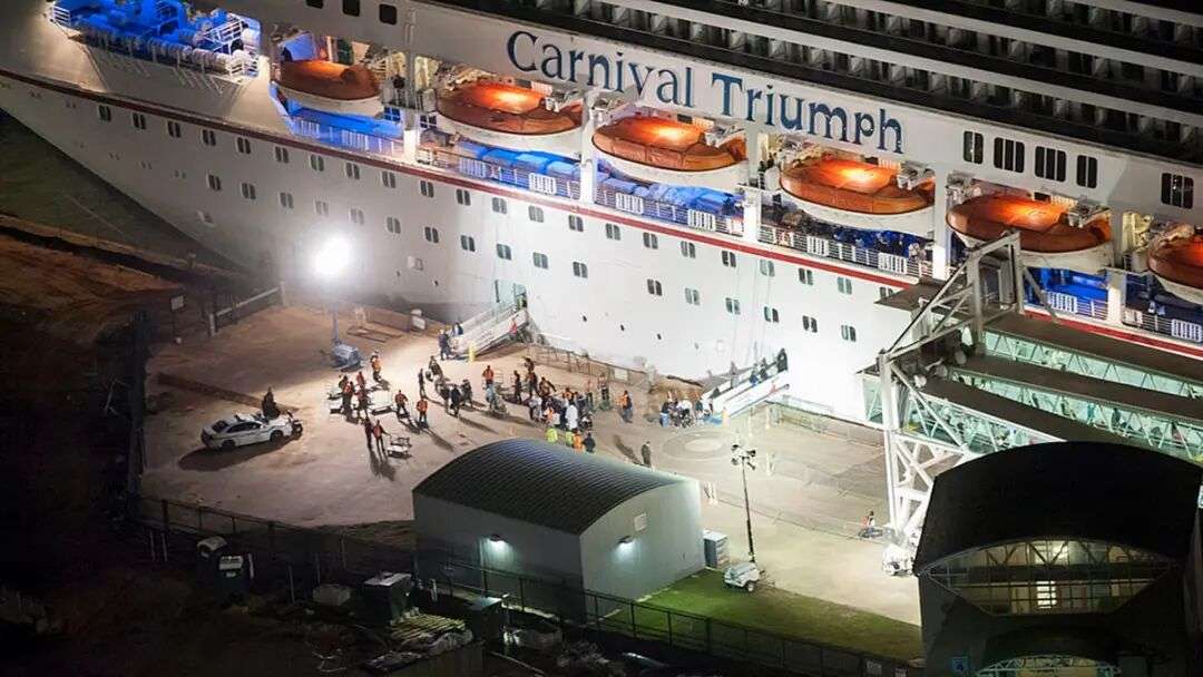 poop cruiseCrippled Carnival Cruise Ship Arrives In Mobile
