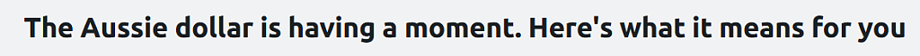 突破67美分！澳元对美元汇率达10个月新高，对你来说意味着什么？（图） - 1