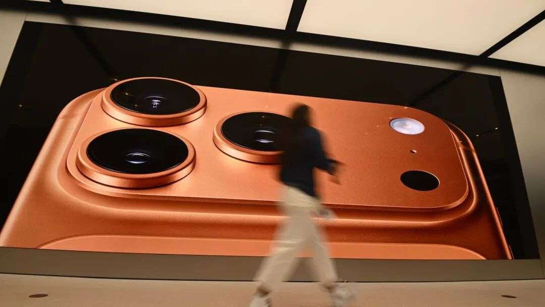 Apple's iPhone 17 range starts at $1699. The ultra-thin iPhone Air costs from $2149. The top-of-the-line iPhone Pro Max (pictured) costs from $2549.