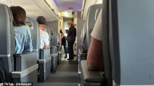 TikTok 用户 @johnnyjet 分享的一段视频显示了飞行员在准备从洛杉矶飞往夏威夷时宣布这一消息的那一刻