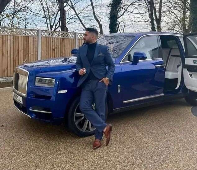 Salman Iftikhar, who threatened to gang rape a Virgin air stewardess and set her alight, is a 'super flash' recruitment tycoon whose business went bust with £17m worth of debts