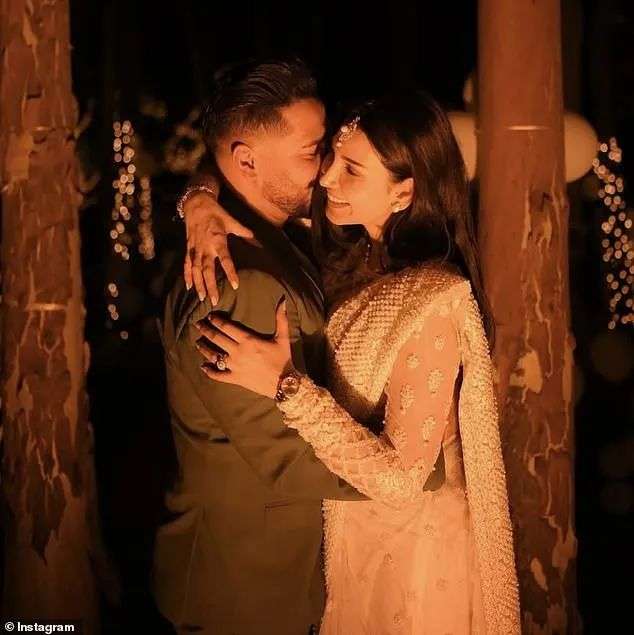 伊夫蒂哈尔与 37 岁的巴基斯坦女演员兼模特里兹维结婚已有五年