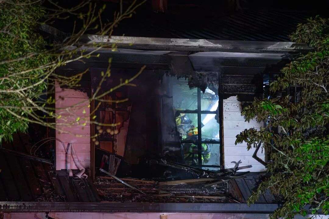A fire investigator will return to the scene on Murvale Dr this morning. Photo / NZ Herald