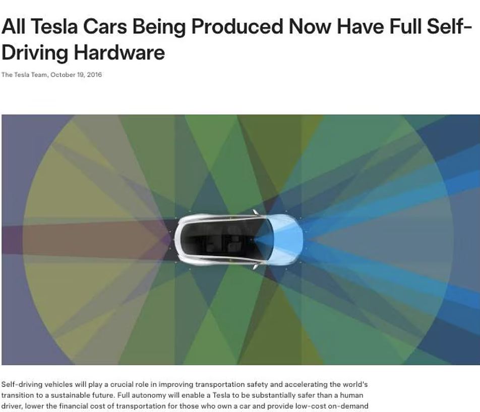 自动驾驶就是“画大饼”！澳洲数千车主起诉特斯拉，花钱升级一场空（组图） - 2