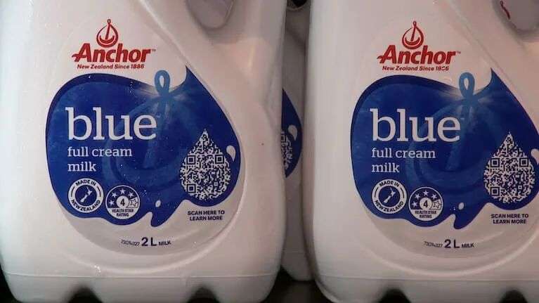 Anchor milk (file image).