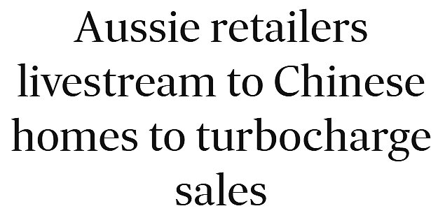 借中国“双11”东风，澳企纷纷开启直播带货！商品销量激增（组图） - 1