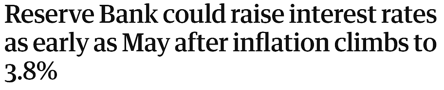 通胀率居高不下，澳联储或于明年5月加息！专家：8月还要加息（组图） - 1