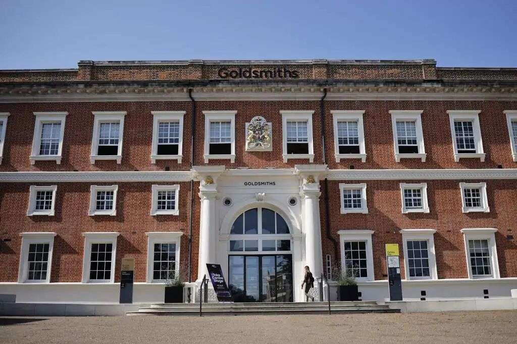 Facade of Goldsmiths, University of London.