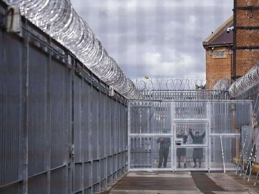 Built like a modern-day fortress with heavy steel doors and air-locked passageways, every outdoor space is sealed with ultra-strong steel mesh. Picture: Sam Ruttyn