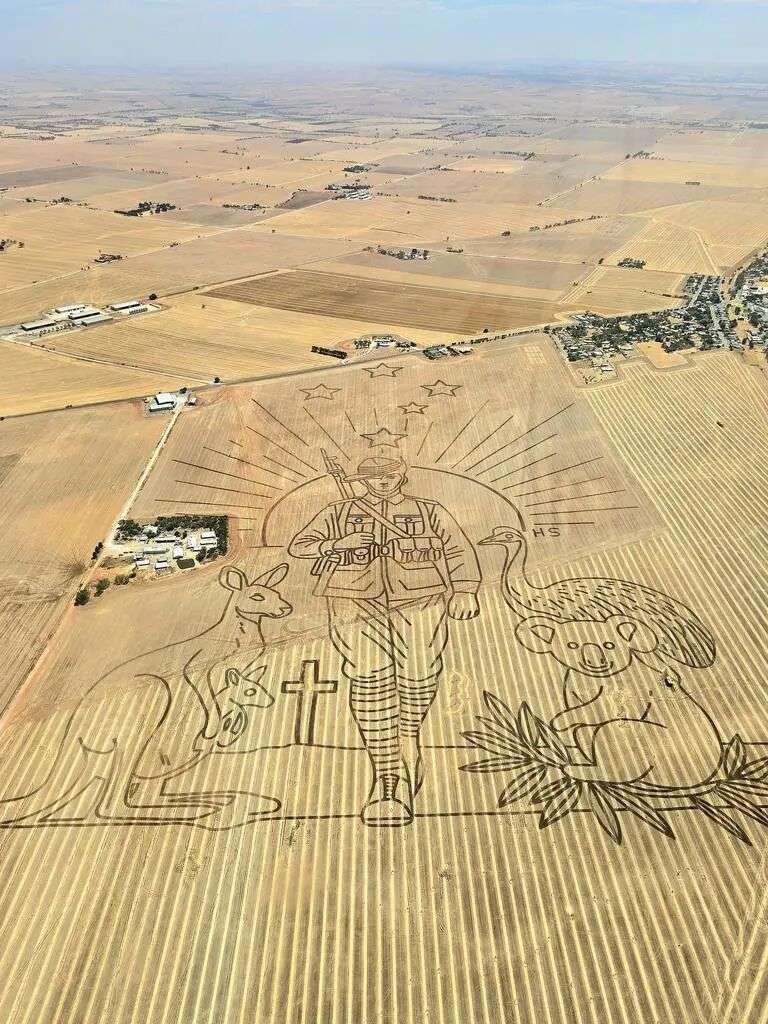 “To the greatest place. Happy Australia Day,” Mr Schuster said when he shared the mural.