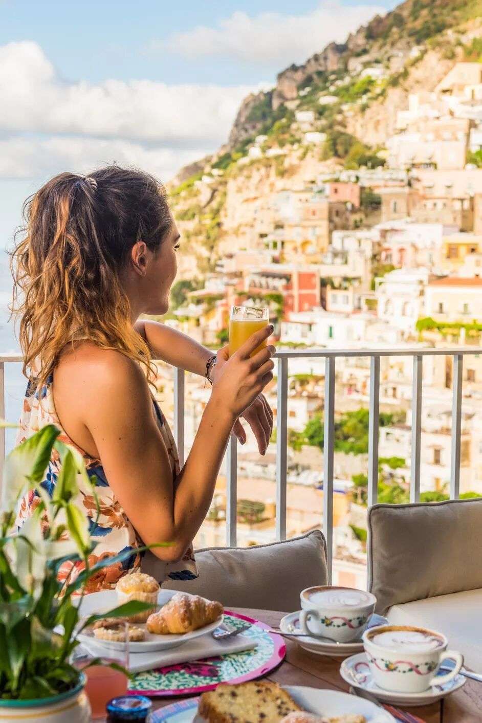 Typical italian breakfast