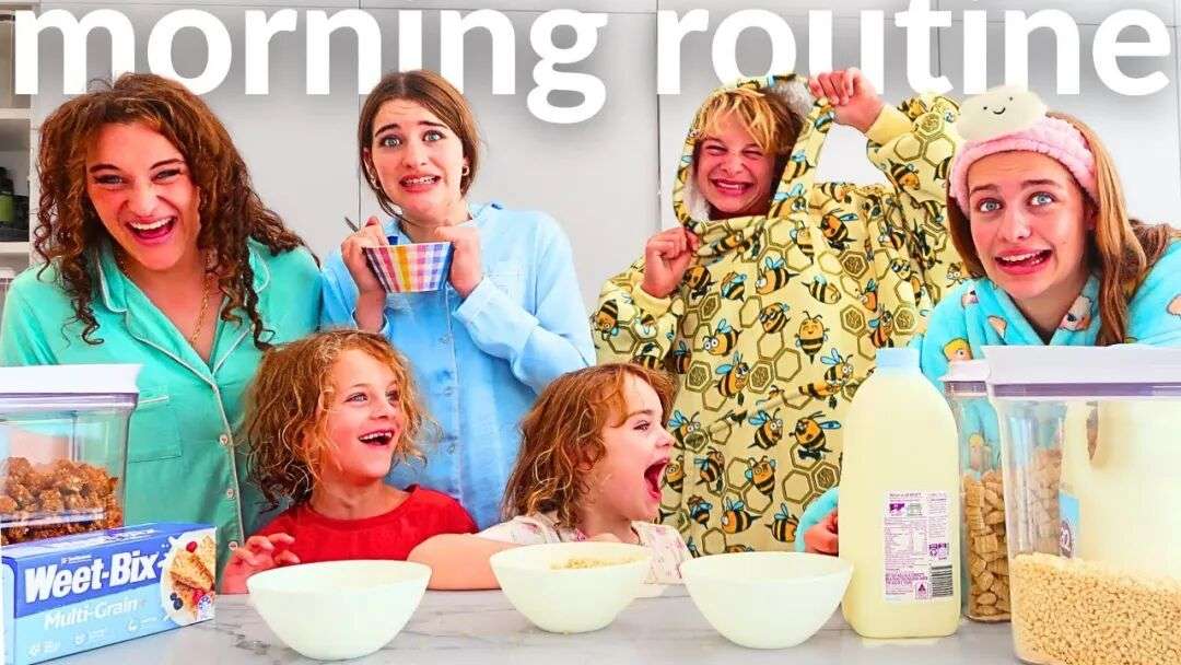 SCHOOL MORNING ROUTINE (Large Family of 8) /Norris Nuts