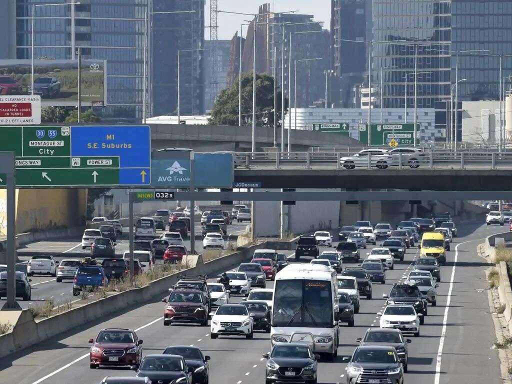 Thursday afternoon is now the worst time to travel on Melbourne’s roads. Picture: Andrew Henshaw