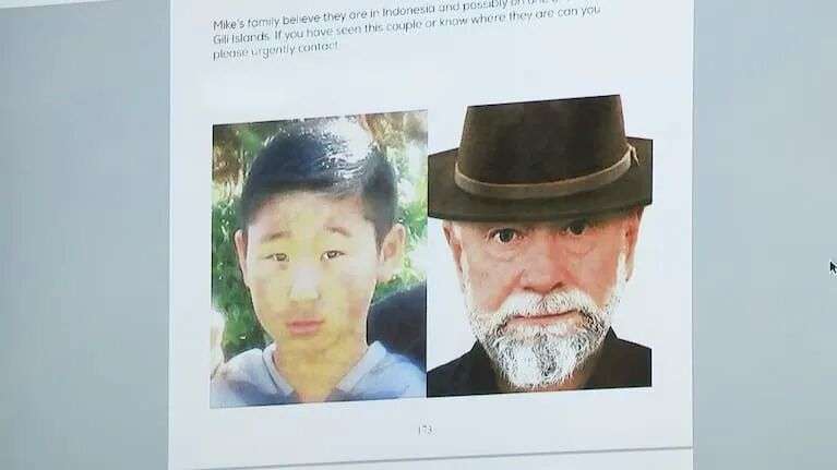 A missing persons poster for John and Mike Beckenridge