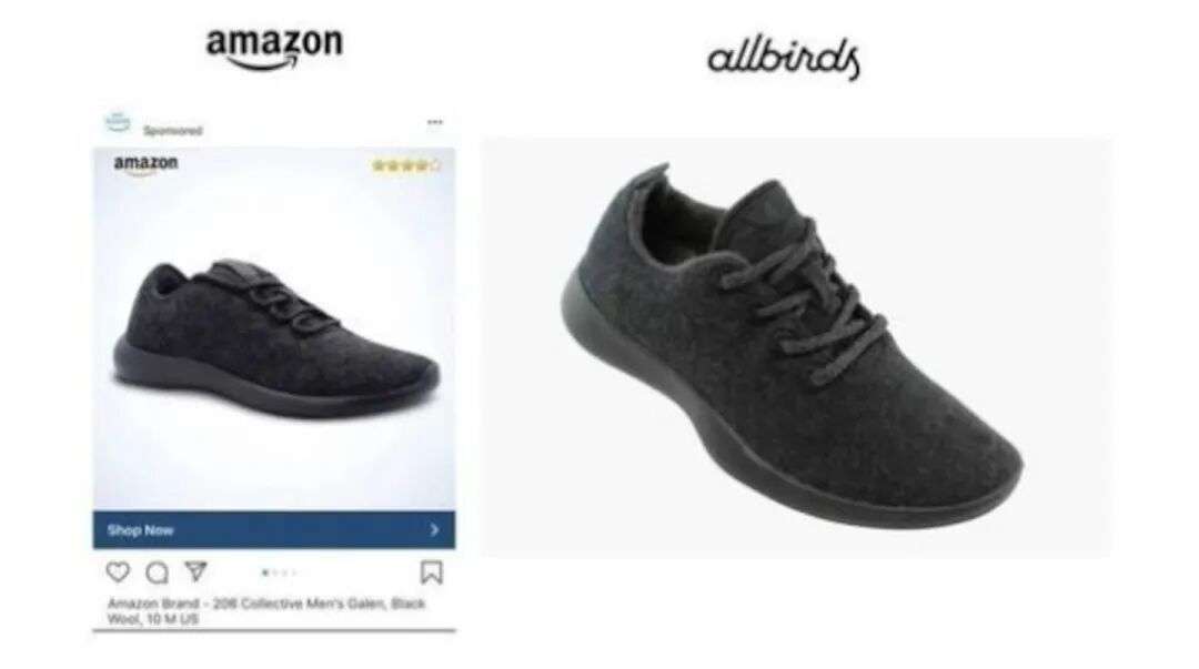 Amazon is facing accusations that it has knocked off Kiwi brand Allbirds. Photo / Twitter