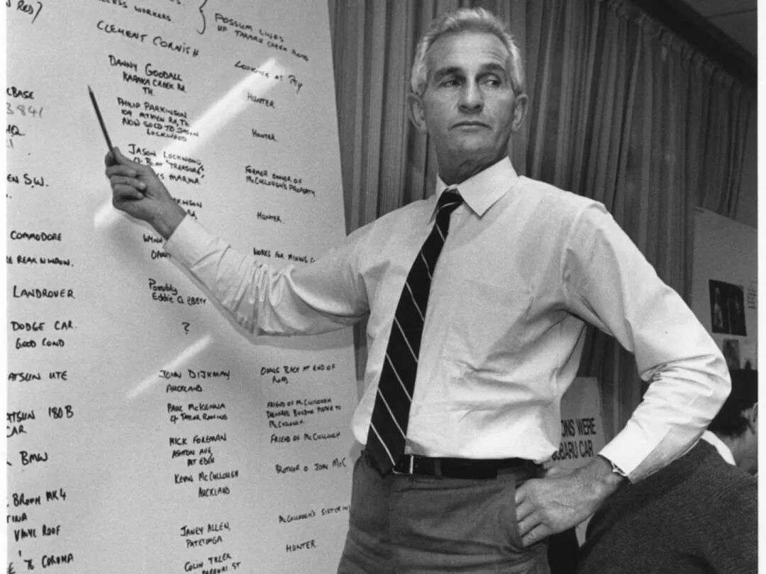 The late John Hughes led the police investigation into David Tamihere for double murder. Photo / NZ Herald