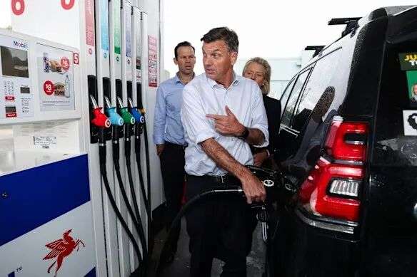 Angus Taylor was left with just the shirt on his back after his car was stolen in Canberra.