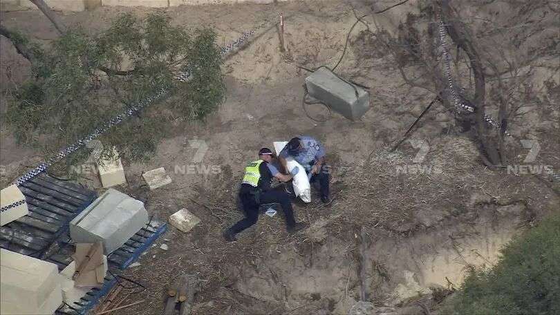 Police are investigating human bones found at a church on the popular holiday island.